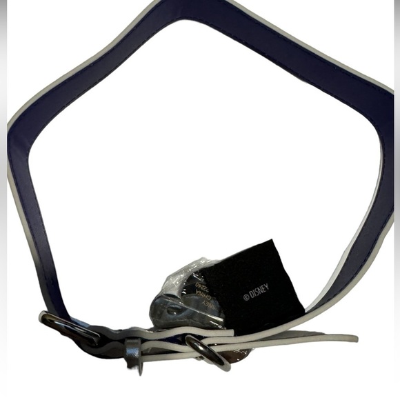 Disney Parks DISNEY100 Dog Collar Large Length Silver/Purple - Picture 7 of 11